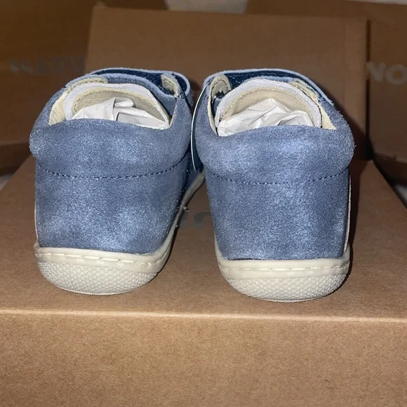NWT NATURINO MACKS VL Boys First-steps Leather and Suede Shoes in Blue - Picture 11 of 15